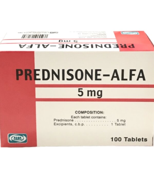 Prednisona Alfa x 5mg – (Blister)