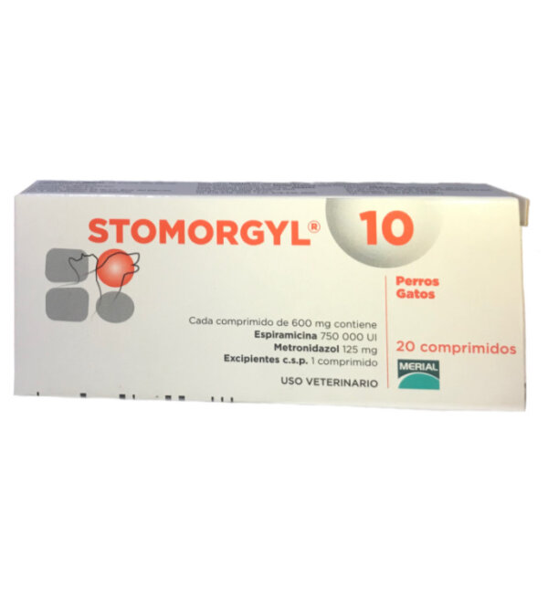 Stomorgyl 10 tabletas