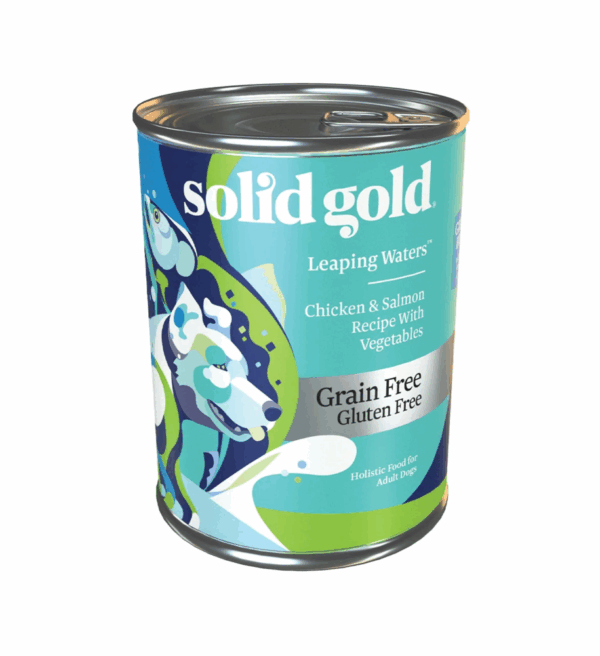 Solid Gold Leaping Waters (Chicken & Salmon) 13.2oz