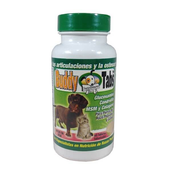 Buddy Tabs Glucosamina x 60 tabs (Perros y Gatos)